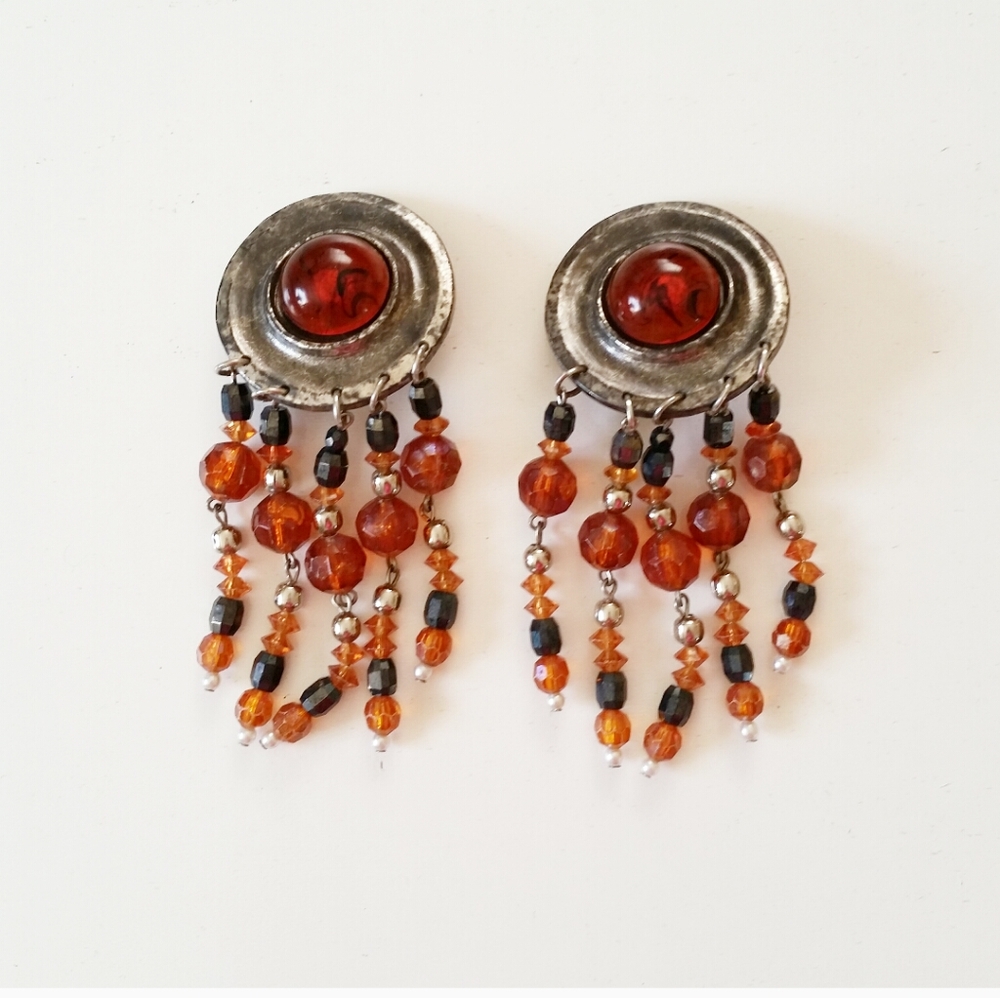 Amber Earrings